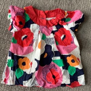 Gymboree Girls Floral Blouse